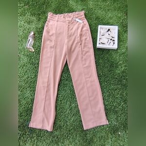 Elegant Long Sleeve Women's Dress in Tan